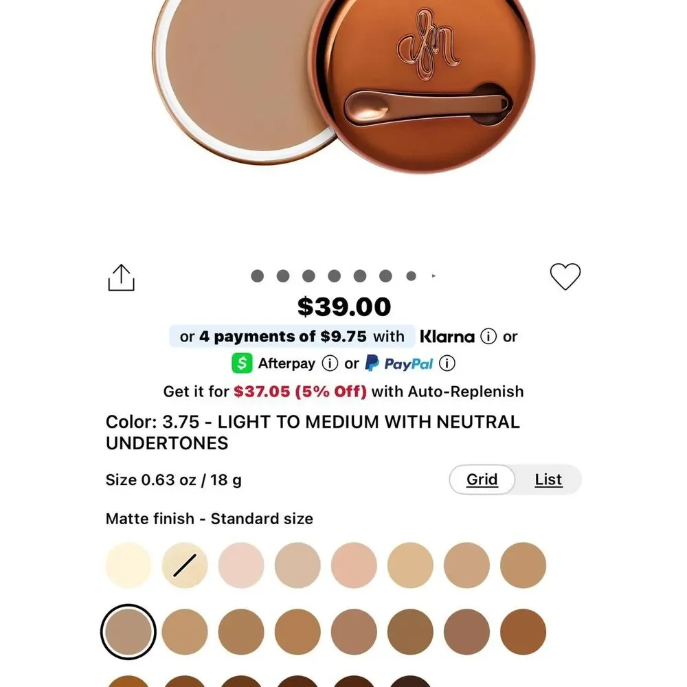 NEW Danessa Myricks Beauty Yummy Skin Blurring Balm Powder for Face 3.75